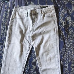 Spray-on skinny jeans grey
